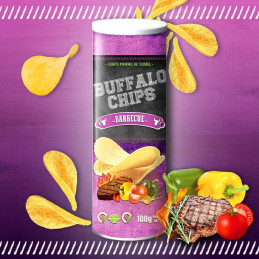 BUFFALO CHIPS BBQ 100G CRT24