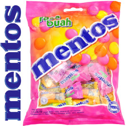 MENTOS FRUITS SACHETS INDIV. 135G CRT40