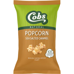 COBS POPCORN SEA SALTED CARAMEL 100GR CRT12