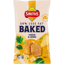 SMITH BAKED CHEESE 130GR CRT10