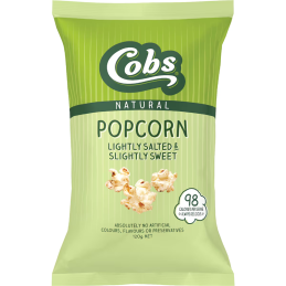 COBS POPCORN SALTED  et  SWEET 120GR CRT12