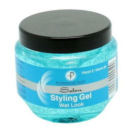 GEL CHEVEUX PROF. TOUCH SALON WET LOOK 250ML CRT12