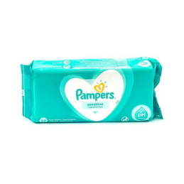 PAMPERS LINGETTES BEBE X52 SENSIBLE CT12