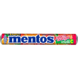 MENTOS ROLL - PEACH ORANGE LIM ED 37G DIS24/ CRT96