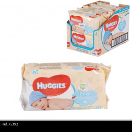 HUGGIES LINGETTES X56 PURE CT10