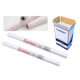 ROULEAU COUVERTURE DE LIVRE ADHESIF TRANSPARENT 2M X 450MM CRT40