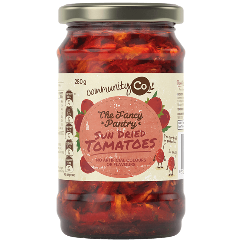COMM CO SUN DRIED TOMATOES 280GM CRT6