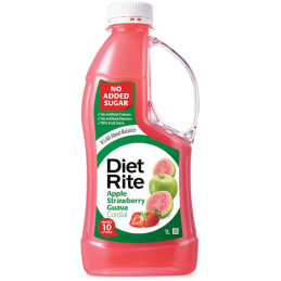 DIET RITE - SIROP SANS SUCRE APPLE STRAWBERRY GUAVA (ENV 10L)  1L CRT6