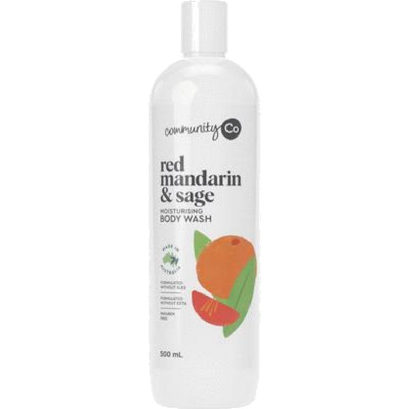 COMM CO GEL DOUCHE MANDARINE et SAUGE 500ML CRT6