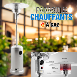 PARASOL CHAUFFAGE PULLMAN GAZ RAYONNEMENT 30M2