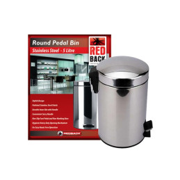 REDBACK - POUBELLE A PEDAL INOX 5L CRT6